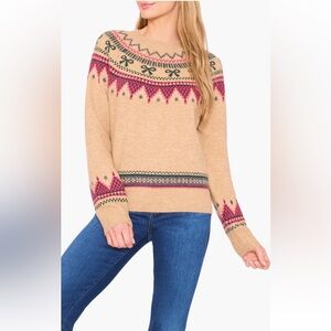 CeCe Bow Fair Isle Ribbon